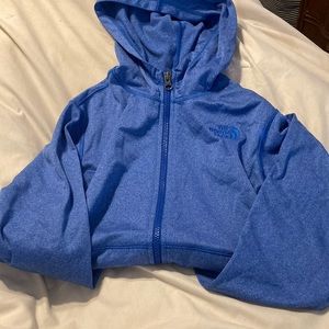 boys north face zip up jacket